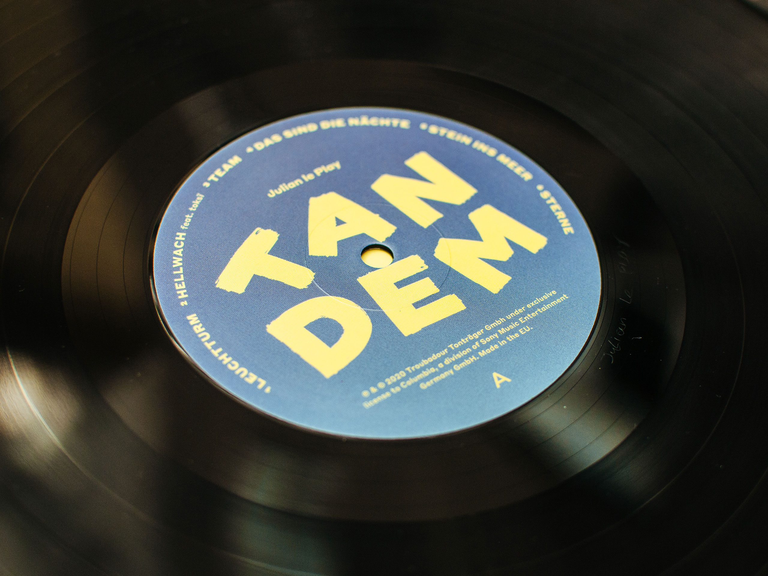 Julian-le-Play Tandem-Album-Design-Label