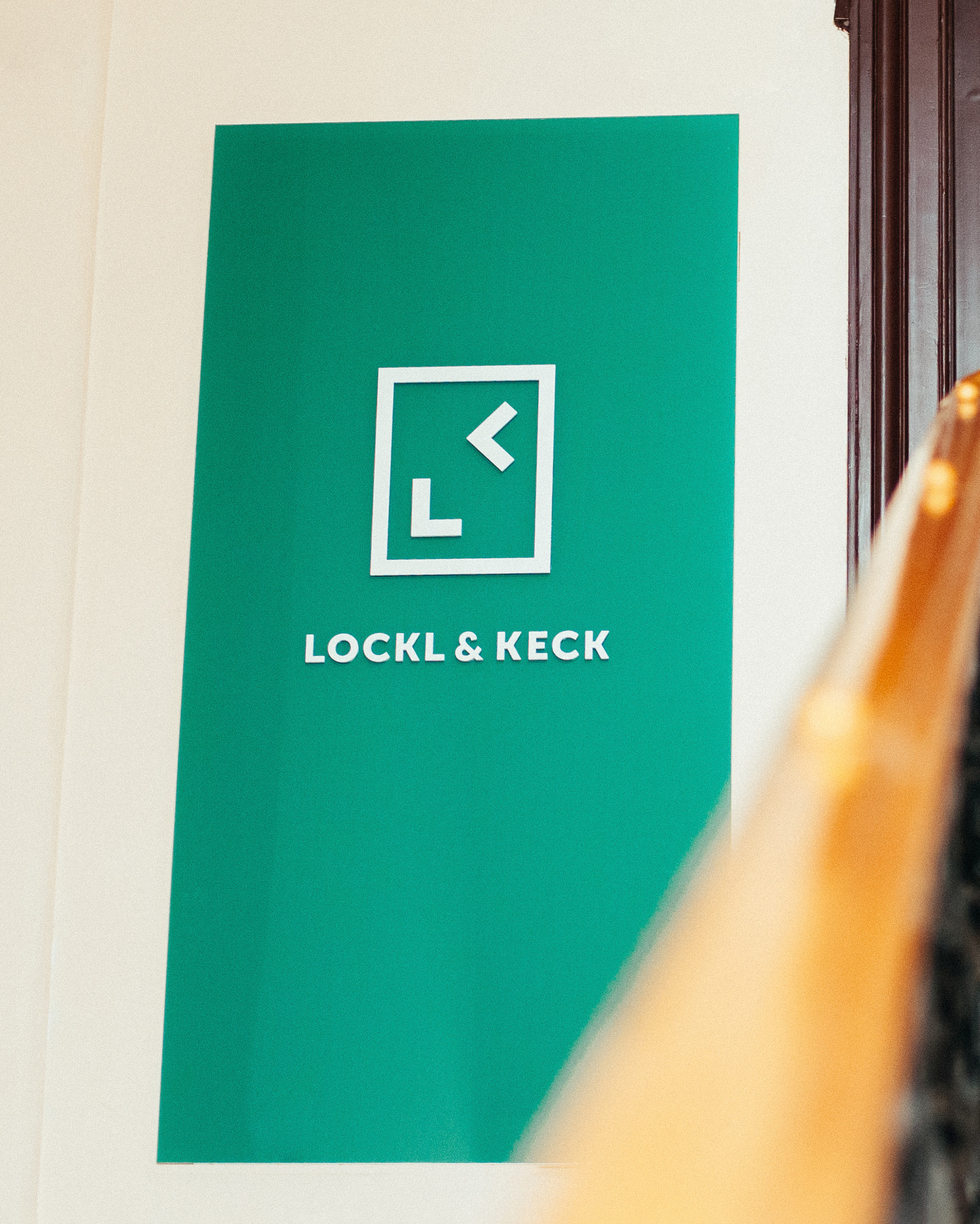Lockl und Keck Schild 1
