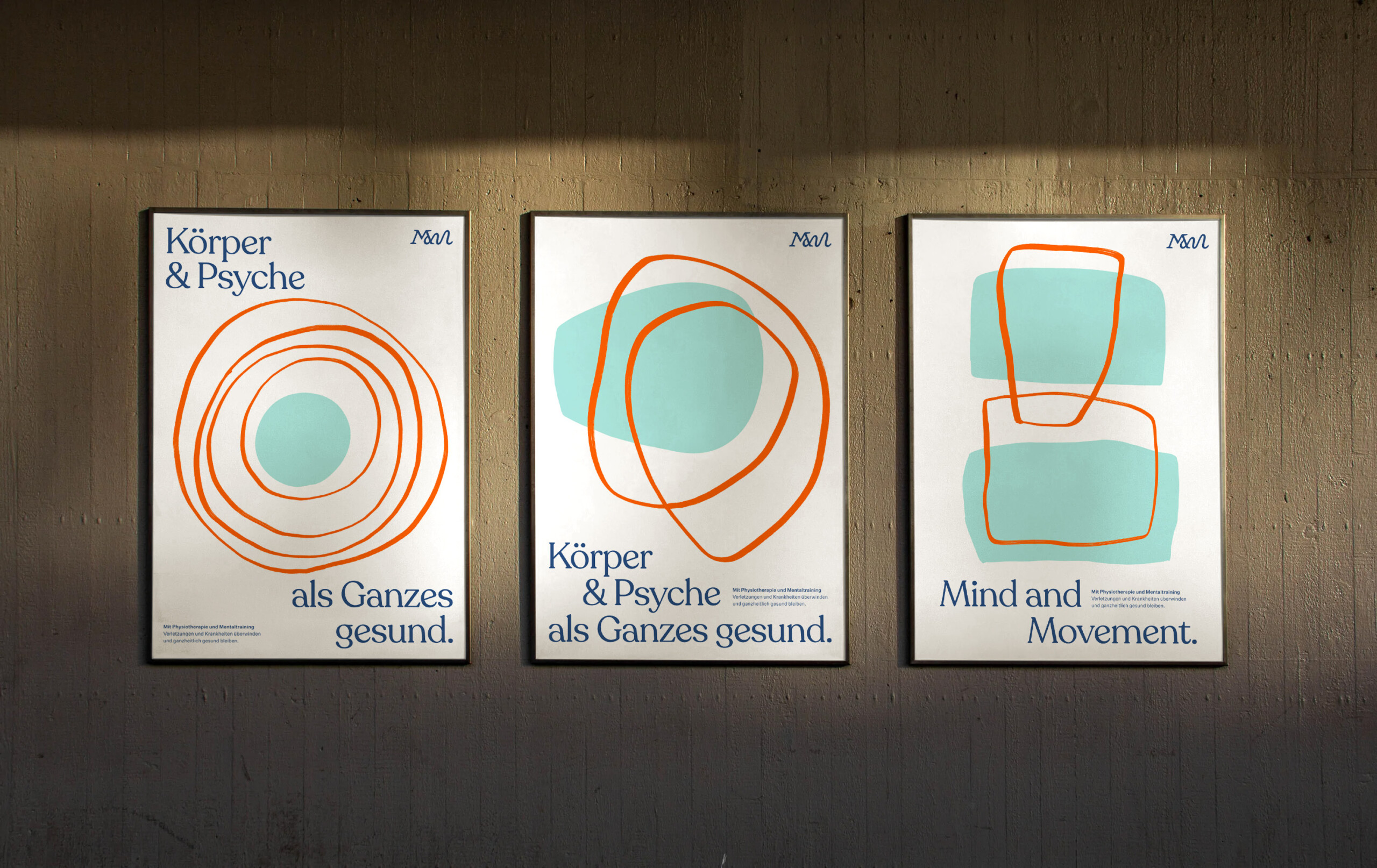 Plakat Serie für die Praxis Mind & Movement